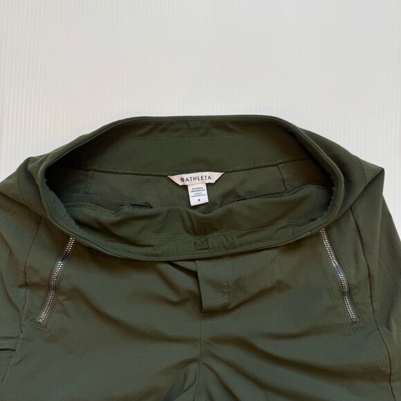 Athleta Trekkie Jogger Pants Olive Green Women’s 8 Gorpcore Athleisure Hiking - Picture 15 of 16